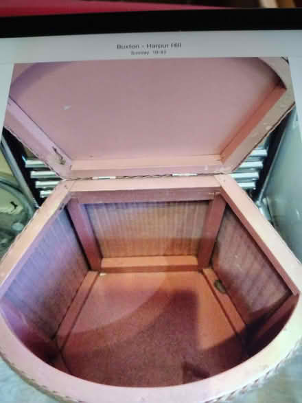 Photo of free Lloyd loom laundry basket (Buxton Central SK17) #2