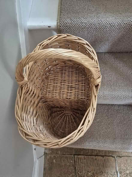 Photo of free Wicker stair basket (Burwell OX28) #3