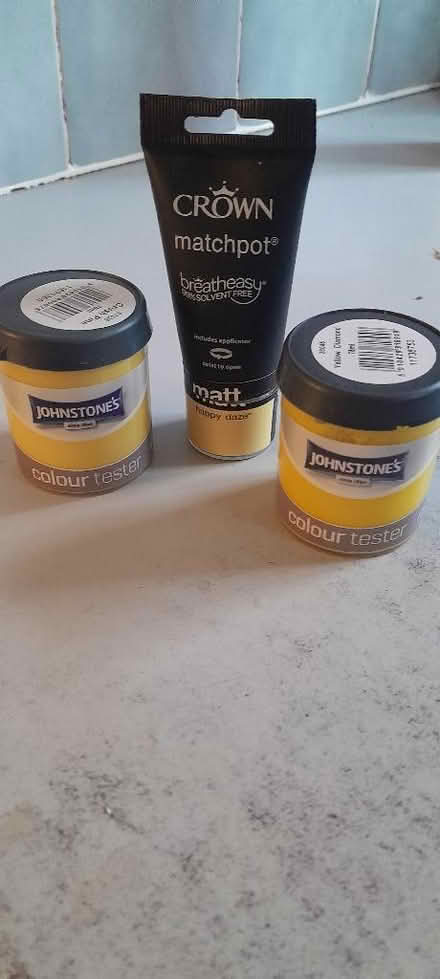 Photo of free Selection yellow paint tester pots (Kings Heath B14) #1