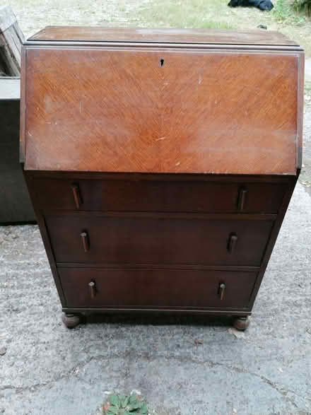 Photo of free Oak writing bureau (Prescott SY4) #3