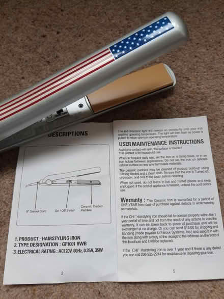 Photo of free Hair straighteners (Stroud central) #2