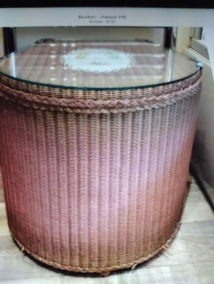 Photo of free Lloyd loom laundry basket (Buxton Central SK17) #1