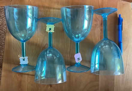Photo of free Plastic stem glasses (Wedgwood) #1