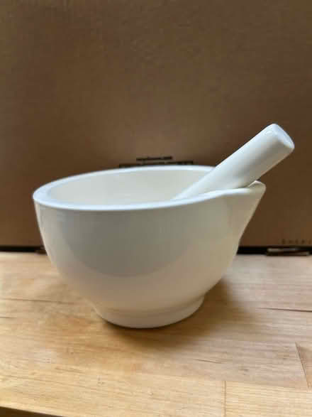 Photo of free Ceramic pestle and mortar (Shenley Fields B29) #1