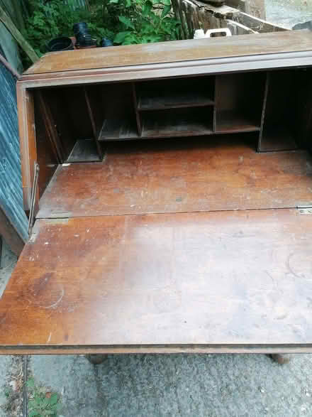 Photo of free Oak writing bureau (Prescott SY4) #4
