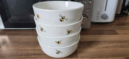 Photo of free Set of 4 Dunelm Bee Bowls (Leicester, LE1) #1