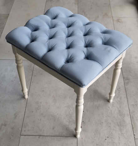 Photo of free Light-blue padded stool (Cubbington CV32) #1