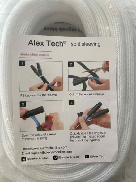 Photo of free Split Sleeving Cable Covers x10 (Soho W1D W1D) #2