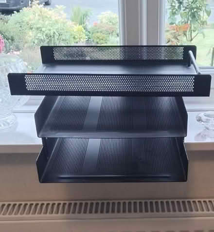Photo of free 3 stacking inbox/outbox trays. (Hartwood Green PR7) #1