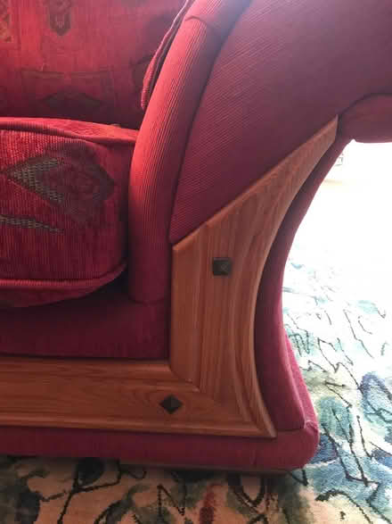 Photo of free sofa red eastern style (S8) #2