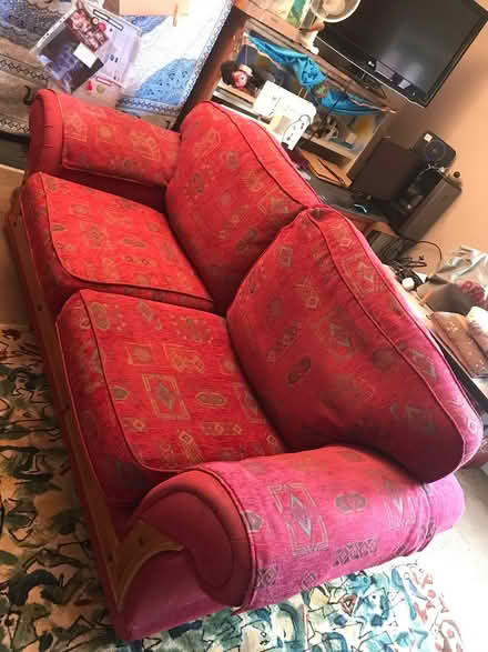 Photo of free sofa red eastern style (S8) #1