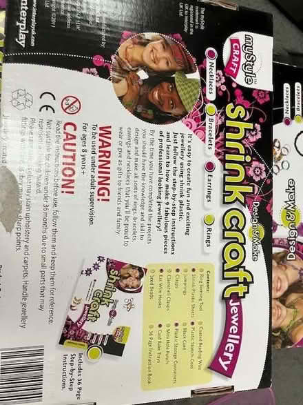 Photo of free Shrink craft jewellery kit (part-used) (Cheadle Hulme SK8) #4