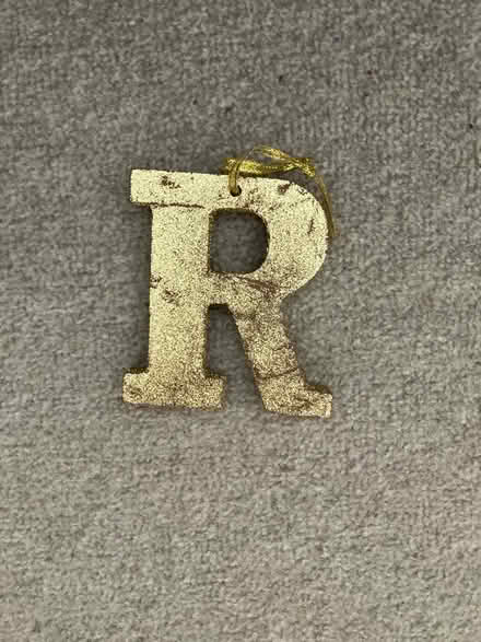 Photo of free Gold hanging letters (Beaconside ST16) #2