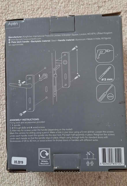 Photo of free Two sets of door handles. (Lower Broadheath WR2) #2