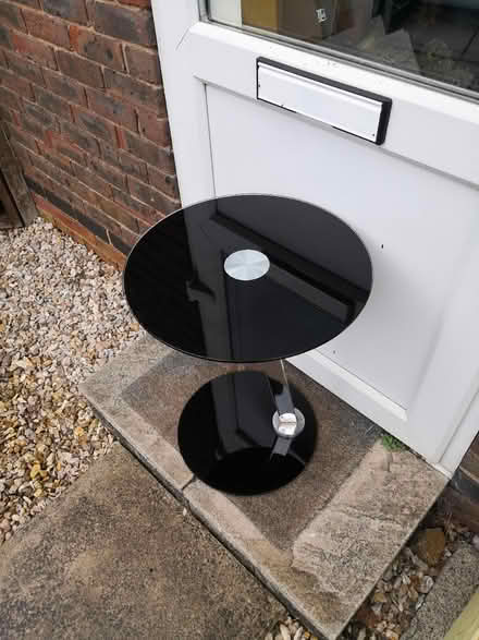 Photo of free Glass top side table (Exmouth, Rivermead area) #2
