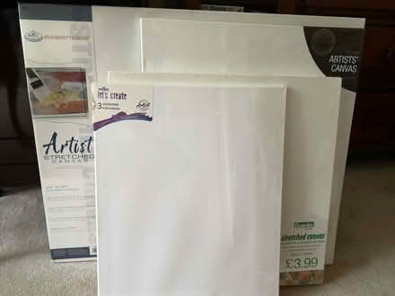 Photo of free Large stretched canvases (Brincliffe Edge S7) #1