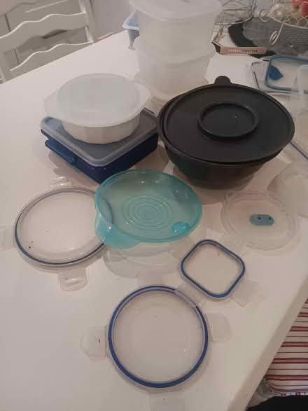 Photo of free Various containers with lids plus some lids (Fords Farm RG30) #1