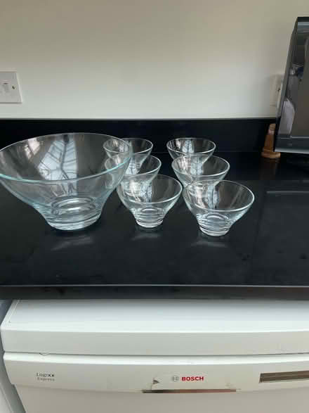 Photo of free Large bowl with 6 small bowls (Loose, Maidstone ME15) #3