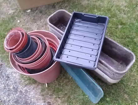 Photo of free Plant troughs, trays and pots (West Worthing BN13) #1