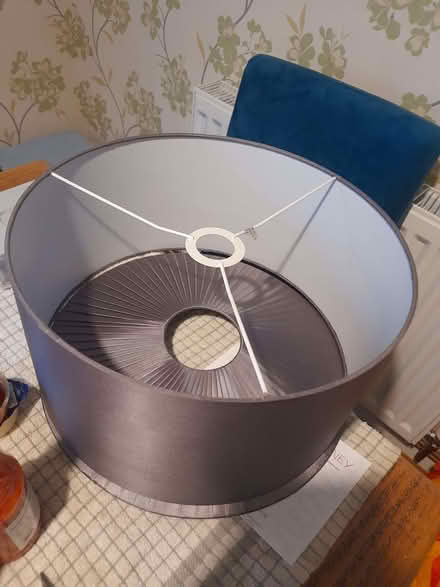 Photo of free Large drum lamp shade (Woodgate B32) #3