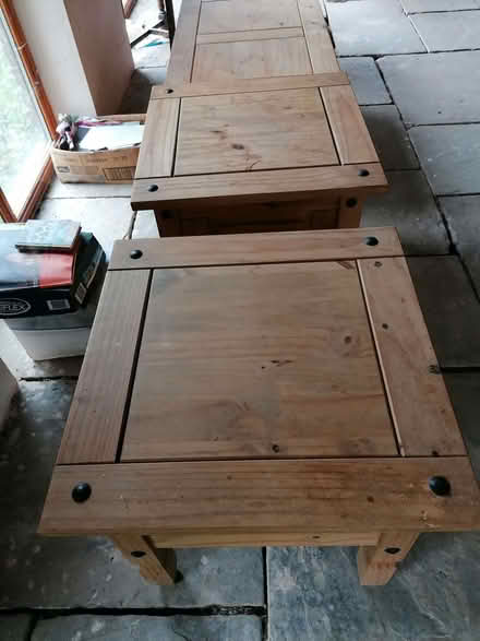 Photo of free Set of 2 wood tables (Prescott SY4) #1