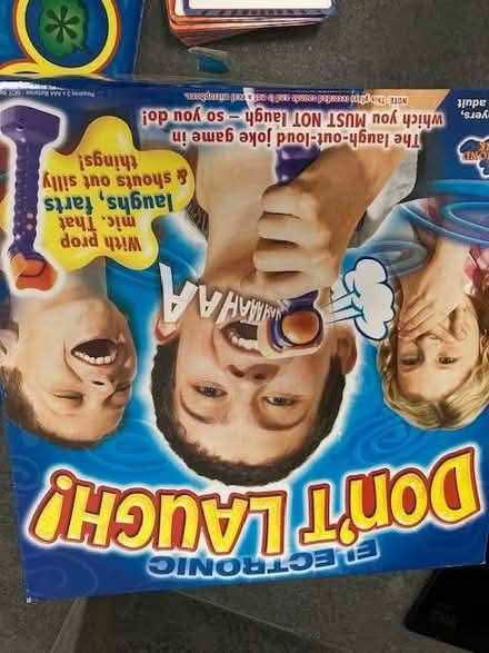 Photo of free 'Don't Laugh' board game for 2-4 players aged 8 to adult (Cheadle Hulme SK8) #1