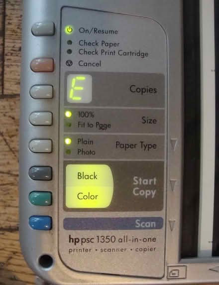 Photo of free HP 1350 inkjet printer (Wallington) #2