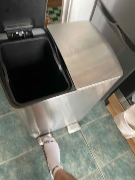 Photo of free Dunelm aluminium bin (Lewisham, SE13) #3