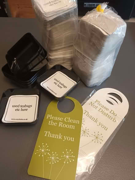 Photo of free Used spoon/teabag trays and room signs (Kirkoswald CA10) #1