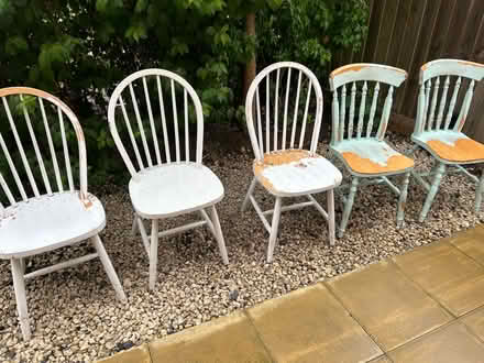 Photo of free Wooden Chairs for upcycling (DT9 Sherborne) #1
