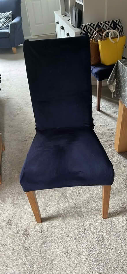 Photo of free 4 Oak Leg Chairs (Sutton SM1) #1