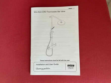 Photo of free Mira Atom Thermostatic shower (Sheet GU31) #3