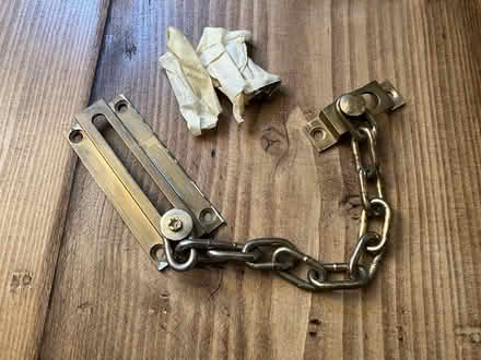 Photo of free Brass door chain (GL52 (Fairview/Pittville)) #1