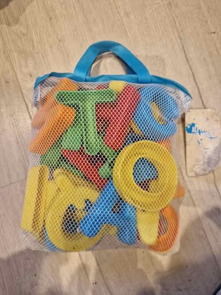 Photo of free Beach/Sand Alphabet Moulds (Hertford, SG14) #1