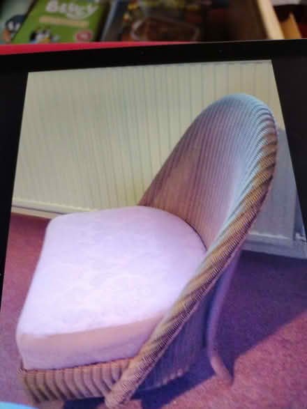 Photo of free Lloyd loom chair (Buxton Central SK17) #3