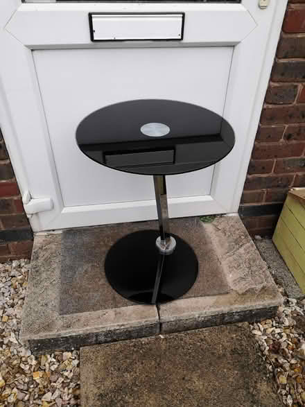 Photo of free Glass top side table (Exmouth, Rivermead area) #1