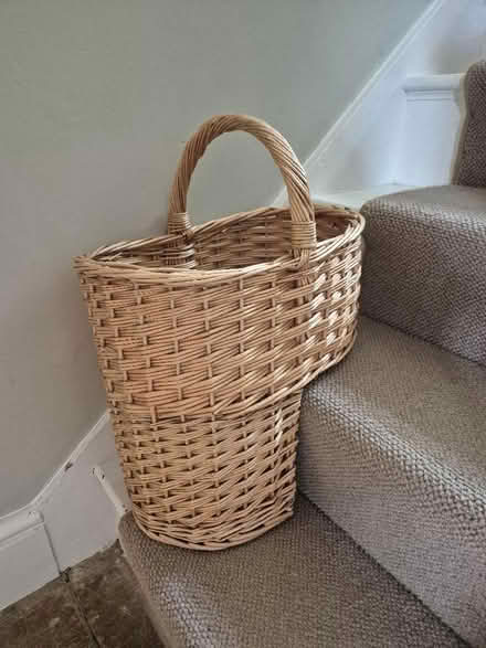 Photo of free Wicker stair basket (Burwell OX28) #2