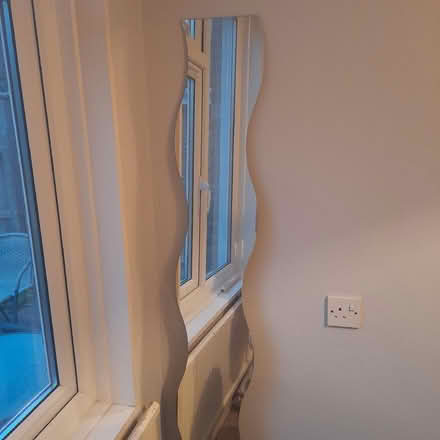 Photo of free Pattern Glass Mirror, Can Be Hung/Stuck To A Wall (Warminster BA12) #1