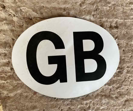 Photo of free Magnetic GB car sticker (Shap CA10) #1