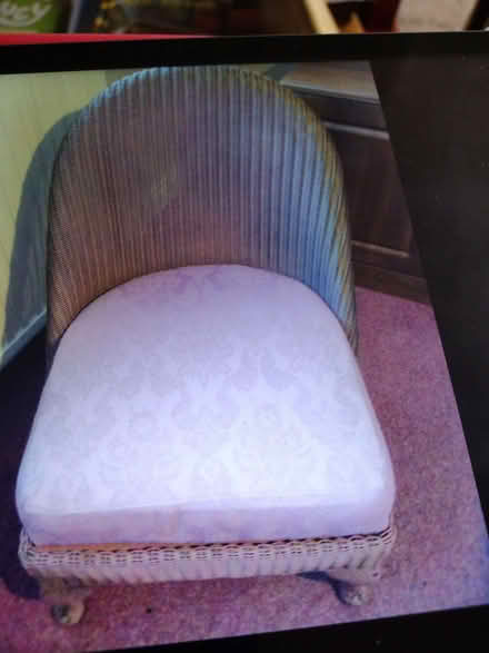 Photo of free Lloyd loom chair (Buxton Central SK17) #1