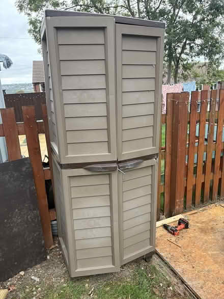 Photo of free plastic storage unit (WF12 Chickenley / Dewsbury.) #1