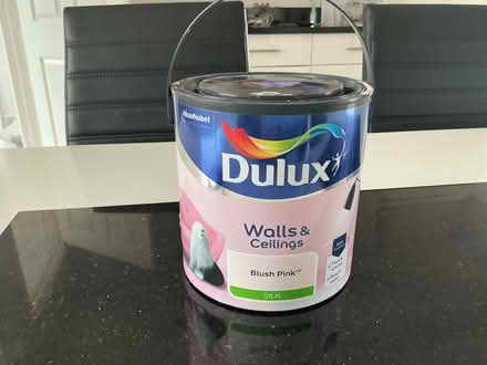 Photo of free 3/4 tin Dulux blush pink silk paint (Appleton OX13) #1