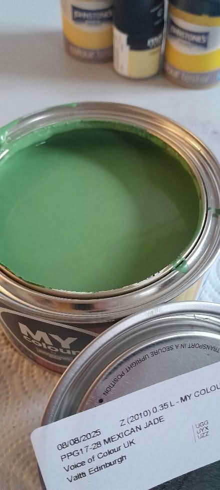 Photo of free 350ml tester pot, green emulsion paint (Kings Heath B14) #1