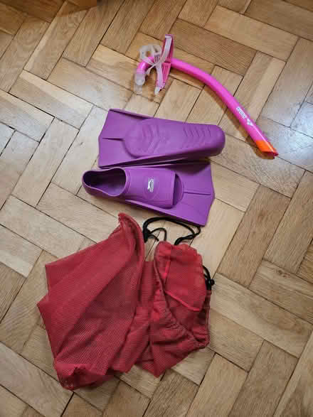 Photo of free Swim training fins (UK 5.5-6.5) and snorkle (St Stephens AL3) #1