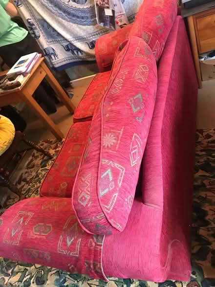 Photo of free sofa red eastern style (S8) #3
