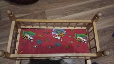 Photo of free Wooden Doll's Rocking Cradle Crib (OX4 Greater leys) #2