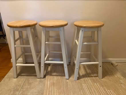 Photo of free Wood stools (Westchester) #1