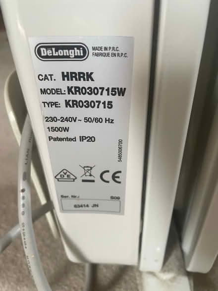 Photo of free Portable Radiator Delonghi (RH13) #2