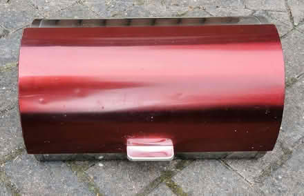 Photo of free Morphy Richards Red Accent Roll top Bread Bin. (Tinshill LS16) #1