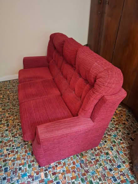 Photo of free 3 seater sofa and Chair (Skegby NG17) #4